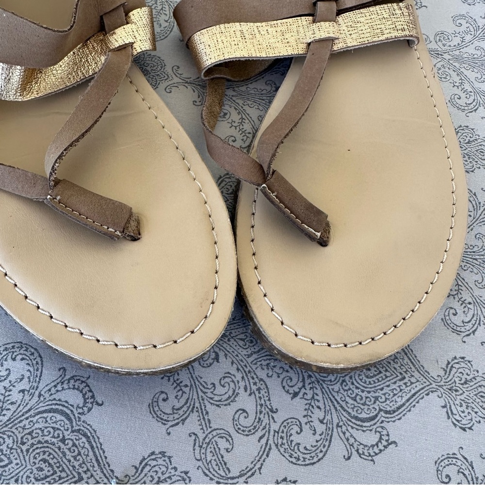 Diba True Simon Says Leather Flat Sandals - Picture 6 of 10